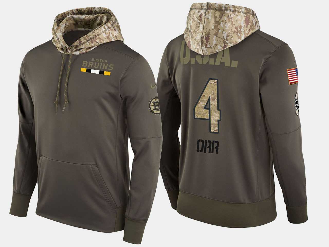 Nike Bruins 4 Bobby Orr Retired Olive Salute To Service Pullover Hoodie,We sell and wholesale Nike Bruins 4 Bobby Orr Retired Olive Salute To Service Pullover Hoodie on line form chian!